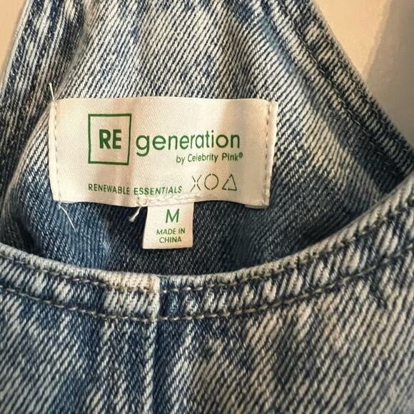 Celebrity Pink Jean Overall Dress -Size Medium - Picture 6 of 9